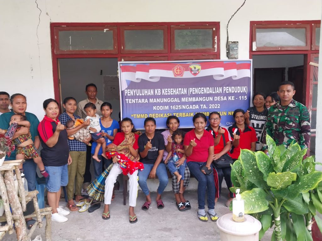 Masyarakat Bidoa Nagekeo Ucap Terimakasih Satgas TMMD-115 Kodim 1625