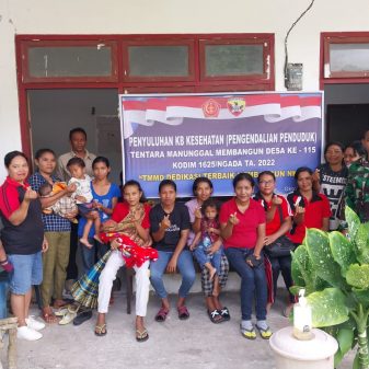 Masyarakat Bidoa Nagekeo Ucap Terimakasih Satgas TMMD-115 Kodim 1625