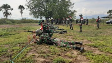 Tingkatkan Keterampilan, Kodim 1625 Gelar Latihan Menembak Di Tunggurambang