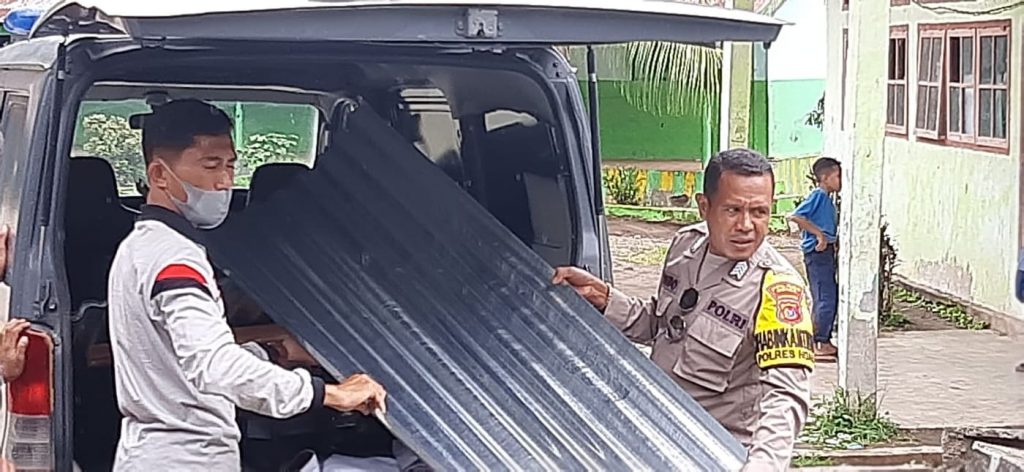 Aksi Nyata Binmas Polres Ngada Dan Bhabinkamtibmas Peduli Pendidikan