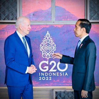 Presiden Jokowi Lakukan Pertemuan Bilateral Dengan Presiden AS Joe Biden