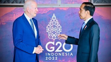 Presiden Jokowi Lakukan Pertemuan Bilateral Dengan Presiden AS Joe Biden