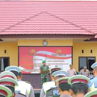 Sapa Perkenalan, Dandim 1625 Letkol CZI Deni Wahyu Setiyawan Tingkatkan Sinergi TNI Polri