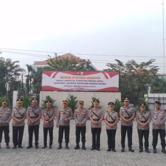 Kombes Pol Hengki, S.I.K, Lantik 3 Kapolsek Jajaran Polres Bekasi Kota