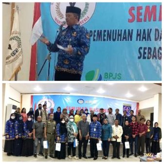 Aspemkesos Setda Kota Depok Wakili Wali Kota Depok Buka Seminar Nasional Hari Anak Sedunia