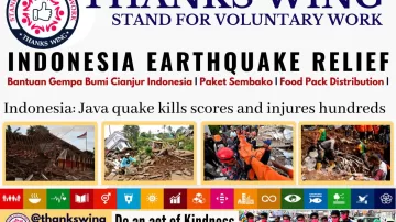 Organisasi Maharaja di Bangladesh, Galang Bantuan Bencana Cianjur