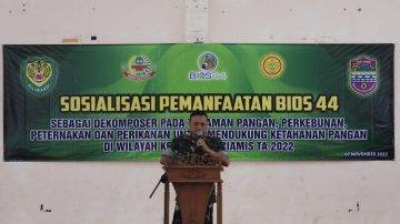 Kodim 0613/Ciamis Giat Gebyar Sosialisasi Bios-44 Kepara Praktisi Pertanian Se-kabupaten Ciamis