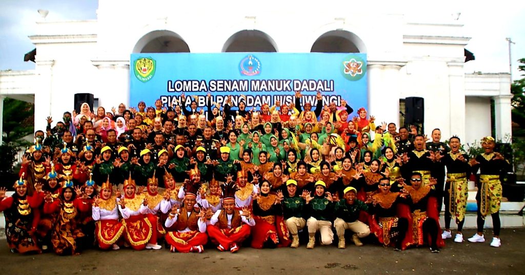 Hubdam III/SLW Gelar Lomba Senam Manuk Dadali, Perebutkan Piala Ketua Persit Kartika Chandra Kirana Daerah III/SLW