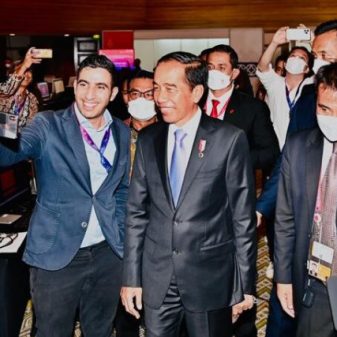 Di Luar Agenda Resmi, Presiden Jokowi Mendadak Tinjau Media Center G20