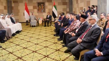 Presiden Jokowi Bertemu Presiden MBZ Di BNDCC