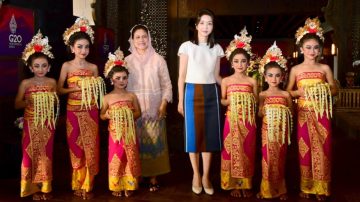 Ibu Iriana Jokowi Lakukan Jamuan Minum Teh Bersama Madam Kim Keon-Hee