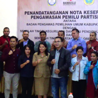 Bawaslu Ngada MoU Dengan Dua Kampus Booming Pengawasan Partisipatif Pemilu