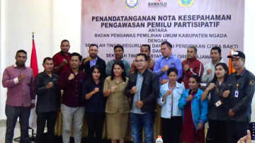Bawaslu Ngada MoU Dengan Dua Kampus Booming Pengawasan Partisipatif Pemilu