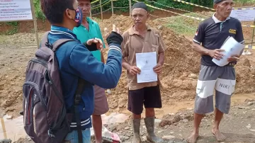 Jalanan Perumahan Rachita Garden 4, di Tutup Warga