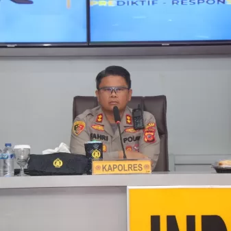 Kapolres Indramayu AKBP M. Fahri Siregar Himbau Masyarakat Hindari Mengkonsumsi Jajanan Ice Smoke