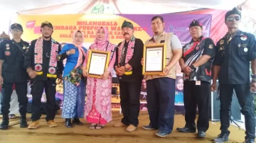 Milangkala ke-5 Lembaga Perempuan Puspitha Watie  dengan Tema” Bakti ka lemah cai”
