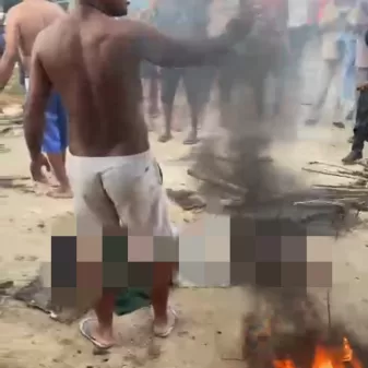 Miris 1 Orang ODGJ Tewas Dibakar Masa dan 2 Orang mengalami Luka Bakar