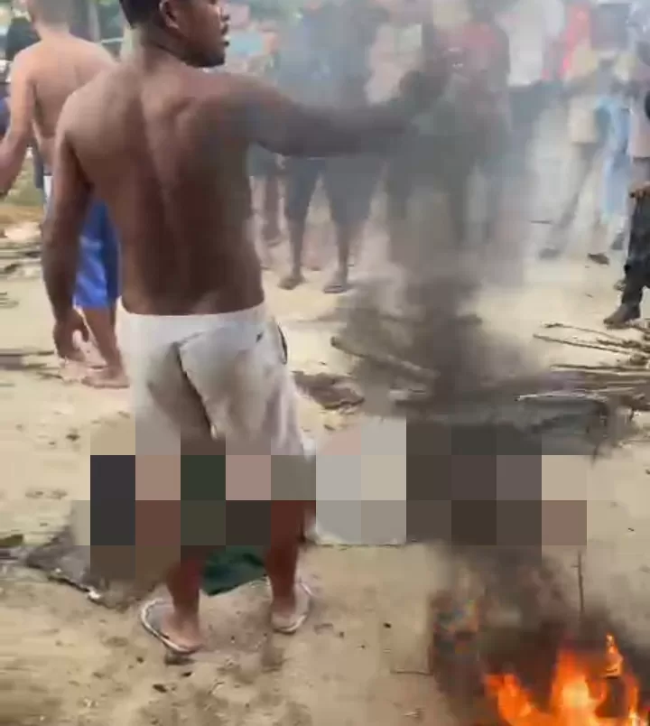 Miris 1 Orang ODGJ Tewas Dibakar Masa dan 2 Orang mengalami Luka Bakar