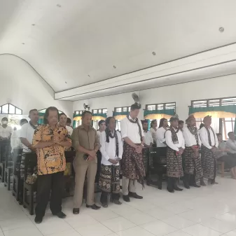 Panitia Drama Kolosal Paskah “Yesus Sang Mesias” Tingkat Klasis Sabu Barat -Raijua Resmi Diperhadapkan