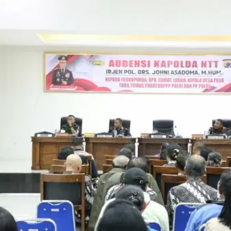 Kunker Ngada, Kapolda NTT Tatap Muka Dengan Berbagai Elemen Di Aula DPRD