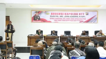 Kunker Ngada, Kapolda NTT Tatap Muka Dengan Berbagai Elemen Di Aula DPRD