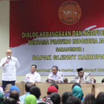 Dialog Kebangsaan dan Ngopi Bareng Bersama Prawiro Indonesia Jabar Berlangsung di Kota Kembang