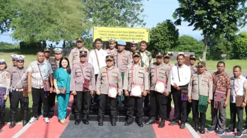 Polda NTT Gaungkan Corak Budaya, Mantap Tampilan Unik Polres Ende Flores