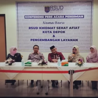 Walikota Depok Resmikan Nama Baru RSUD Kota Depok