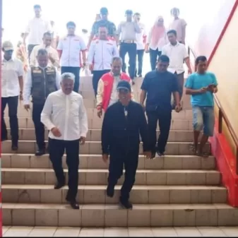 Kunjungan Andi Amran Sulaiman Disambut Bupati Pinrang