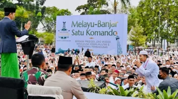 Dukung Pembangunan Ibu Kota Negara Nusantara, Presiden Apresiasi Masyarakat Melayu-Banjar