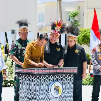 Kembali Jejakan Kaki Di Bumi Papua, Presiden Jokowi Kumandangkan Indonesiasentris