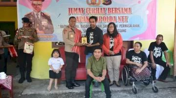 Kapolda NTT Serap Curhatan Kaum Difabel, Masyarakat Jangan Enggan Koreksi Kinerja Polisi