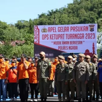 Sambut Idul Fitri 1444H, Polres Ngada Kodim 1625 Instansi Terkait Gelar Pasukan, Simak Amanat Kapolri