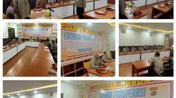 Polres Ngada NTT Gelar Latihan Pra Ops Ketupat Turangga 2023
