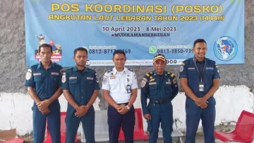 Lebaran, KSOP Ende NTT Buka Posko Angkutan Laut Di Pelabuhan Ippi