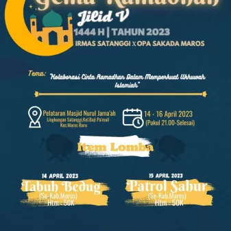 Ikatan Remaja Masjid Nurul Jama’ah  Serta Opasakada Gelar Gema Ramadhan