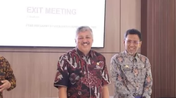 Bupati Pinrang Hadiri Exit Meating BPK RI