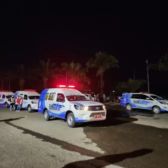 Ambulance Covid Hunter Makassar Recover Dikerahkan Bantu Evakuasi Korban Kebakaran TSM