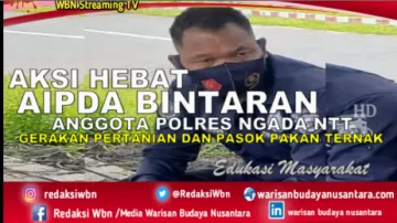 Gerakan Ketahanan Pangan, Aksi Hebat Aipda Bintaran Anggota Polres Ngada NTT
