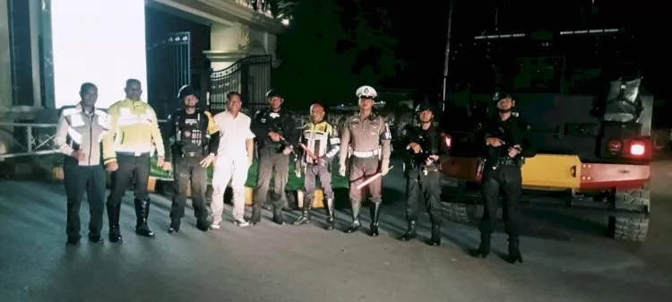 Polda NTT Backup Polresta Kupang Kota Pastikan Kondusifitas Perayaan Kamis Putih