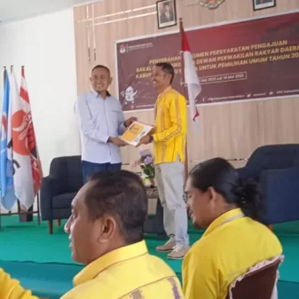 Resmi Daftar Bacaleg, Partai Golkar Sabu Raijua Terget Rebut Kursi Ketua DPRD