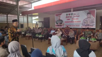 Kapolres Maros Gelar Jumat Curhat Di Kec. Marusu Kab Maros, Dihadiri Wakil Bupati Maros