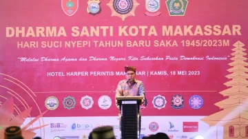 Danny Pomanto Ajak Seluruh Elemen Masyarakat Perkuat Moralitas Sosial di Momen Perayaan Dharma Santi