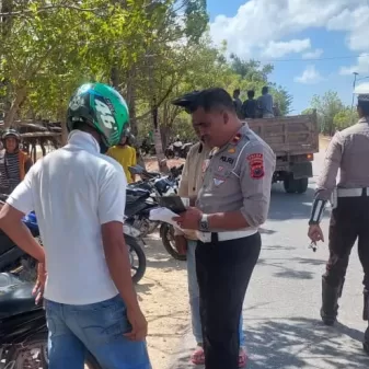 Kurangi Angka Kecelakaan Lalulintas, Satlantas Polres Sabu Raijua Gelar Razia Kendaraan Bermotor 