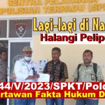Lagi-Lagi Nagekeo : Diduga Halangi Peliputan Dan Cekik Wartawan FH, Pelaku Dipolisikan Di Polda NTT