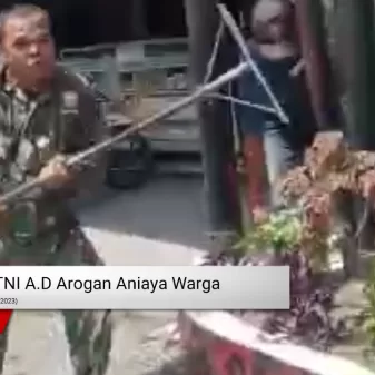 Viral Oknum Anggota TNI AD Aniaya Warga di Medan Denai
