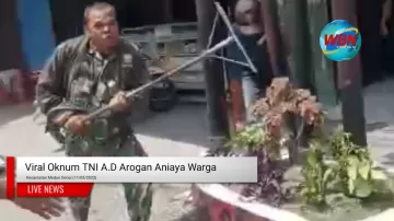 Viral Oknum Anggota TNI AD Aniaya Warga di Medan Denai