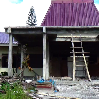 Proyek Rp. 2 Miliar Lebih Mangkrak, Rehabilitasi Kantor Bupati Ngada NTT