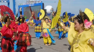 Pemkot Makassar Persembahkan Penampilan 500 Penari Kolosal di Hadapan 36 Jenderal Peserta MNEK