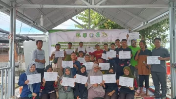 Yayasan Masyarakat Peduli Pinrang H.M.THAMRIN Giat Workshop Pengolahan Sampah